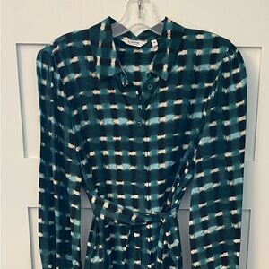 Elegant Green Shirtdress